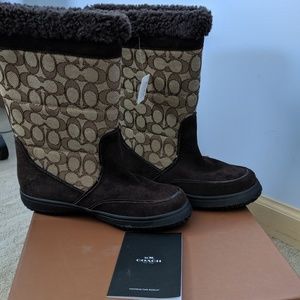 NWOT Coach Winter Boots
